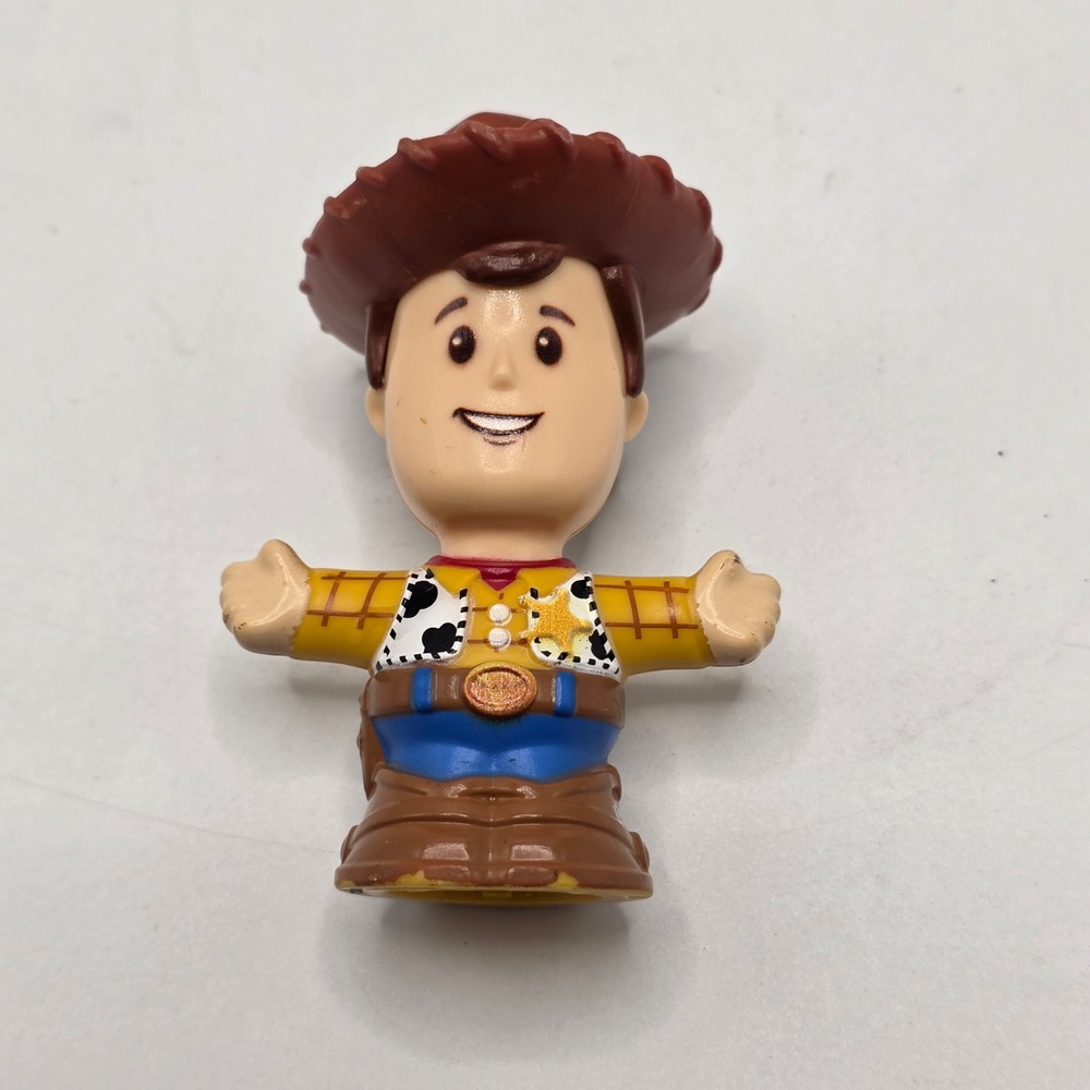 Fisher-Price Toy Story Woody Little People Kids Yellow Sheriff Cowboy Figure